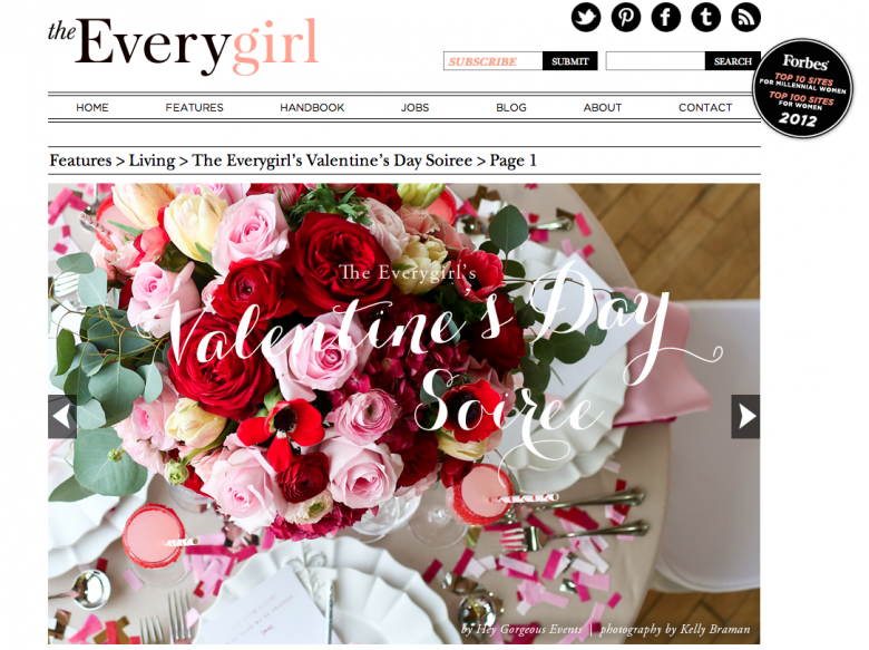 The Every Girl Forbes Top 100 Blogs for Women featuring Kelly Braman Photography