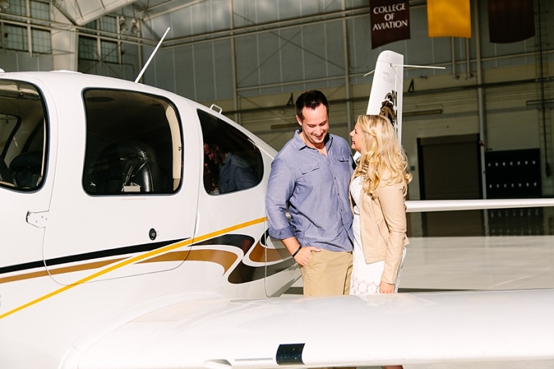 Braman Photography Private Plane engagement session 