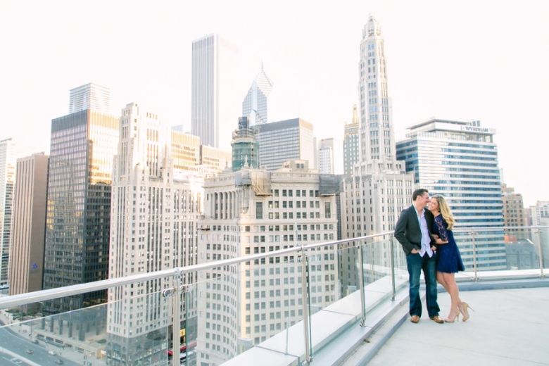 Kelly Braman Photography // Trump Tower Chicago // Engagement Session // www.kellybraman.com