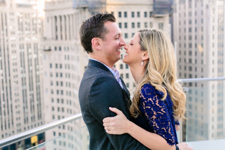 Kelly Braman Photography // Trump Tower Chicago // Engagement Session // www.kellybraman.com