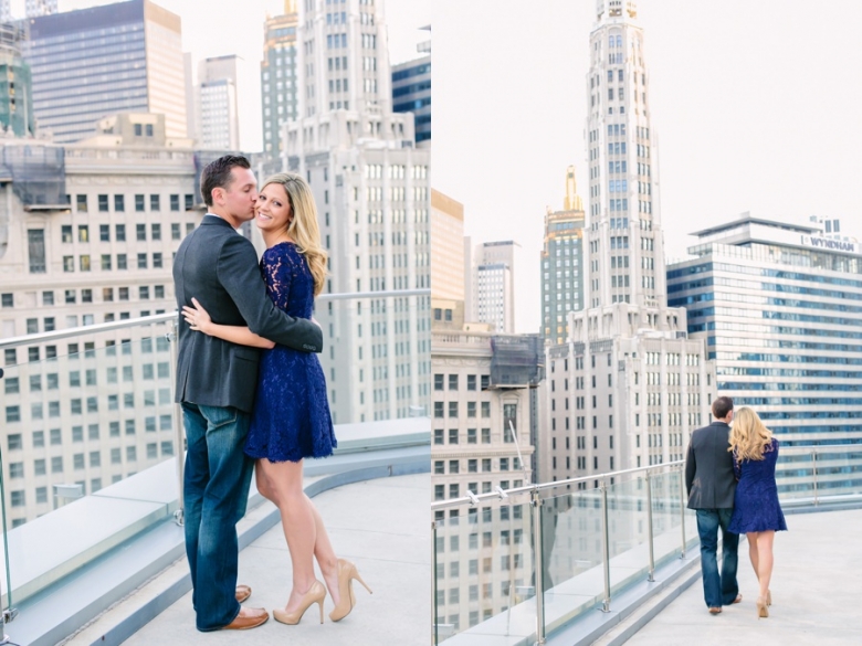 Kelly Braman Photography // Trump Tower Chicago // Engagement Session // www.kellybraman.com